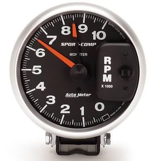 AutoMeter AU3900 Sport-Comp 5" Tachometer 0-10000RPM