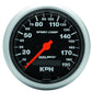 AutoMeter AU3987-M Sport-Comp Speedometer 3-3/8" In-Dash Elecal Programmable 0-190 Km/H