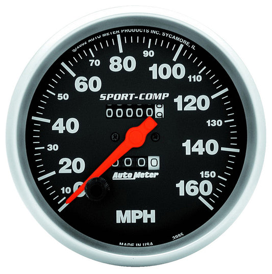 AutoMeter AU3995 Sport-Comp 5" In-Dash Speedometer 0-160 MPH