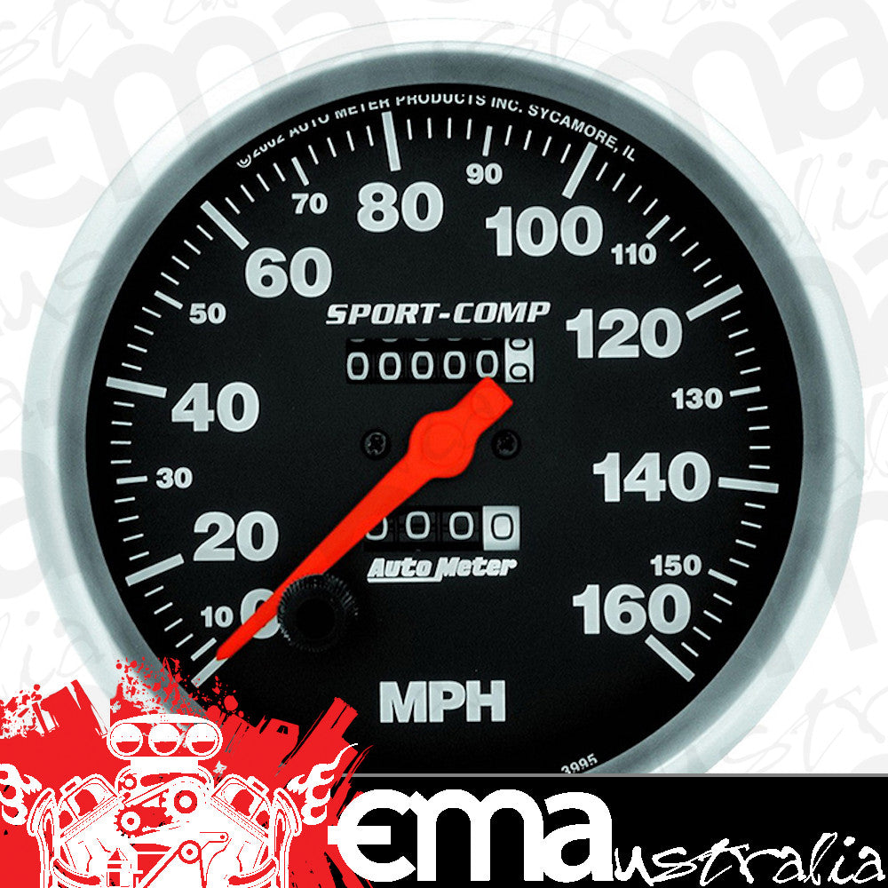 AutoMeter AU3995 Sport-Comp 5" In-Dash Speedometer 0-160 MPH