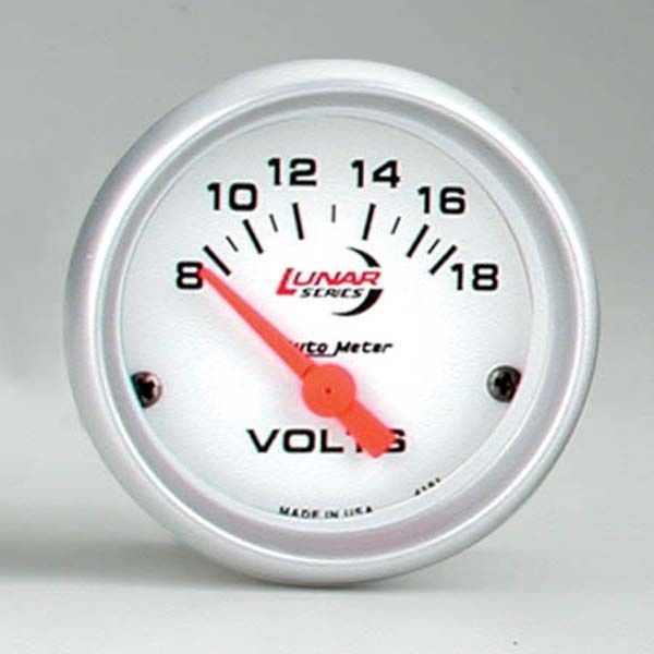 AutoMeter AU4191 Lunar 2-1/16" Electronic Voltmeter 8-18V