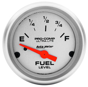 AutoMeter AU4316 Ultra-Lite Fuel Gauge 2-1/16"