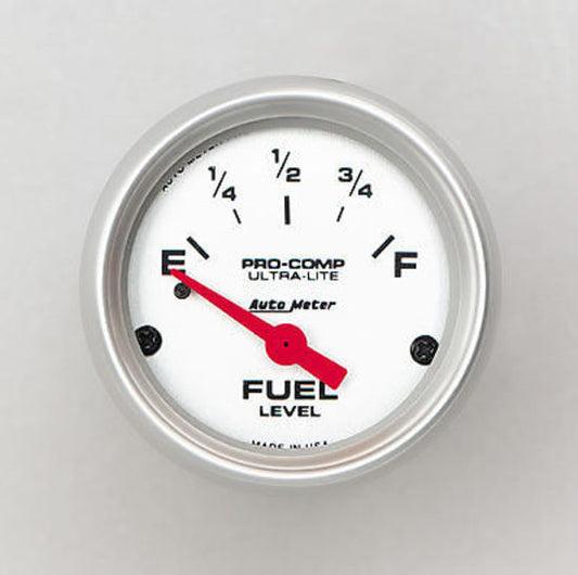 AutoMeter AU4317 Ultra-Lite 2-1/16" Fuel Gauge 0-30OHMS Gm