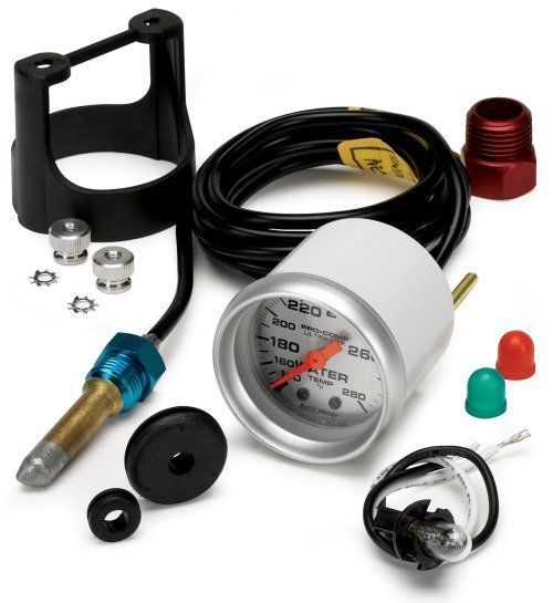 AutoMeter AU4331 Ultra-Lite 2-1/16" Mech Water Temperature Gauge 140-280¶øF