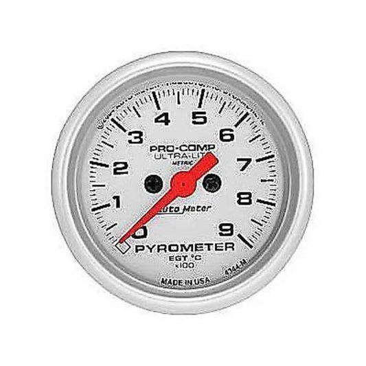AutoMeter AU4344-M Ultra-Lite 2-1/16" Pyrometer Elecal 0-900¶ø with Sender