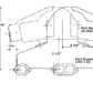 EMA-B-CHV-1-83 Chev Manifold & Riser Kit with Hose Adapter