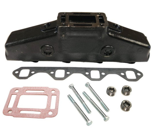 EMA-B-FM-1-83-20-0082/0084P EMA-B-FM-1-83-20-0082/0084P EMA-B-FM-1-83 Ford Manifold & Riser Kit with Hose Adapter