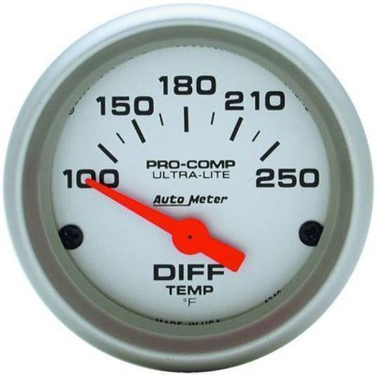AutoMeter AU4349 2-1/16 Elec Diff Temp Gauge 100-250*F