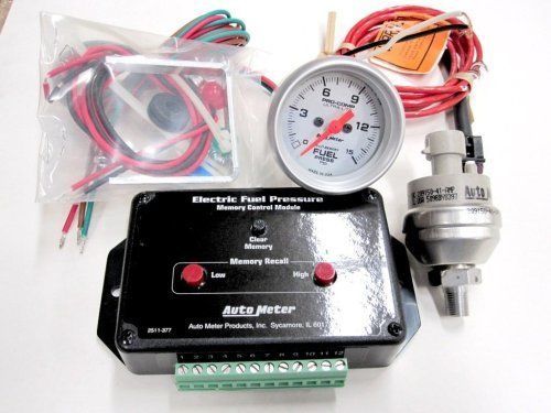 AutoMeter AU4362 Ultra-Lite 2-1/16" Elec Fuel Pressure Gauge 0-15PSI W/Memory