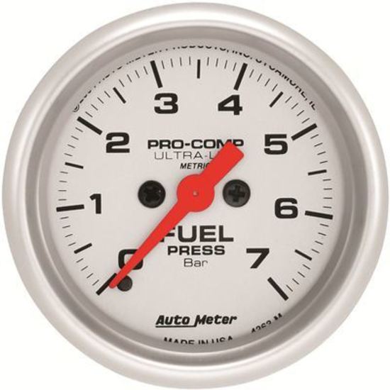 AutoMeter AU4363M Ultra-Lite Fuel Pressure 0-7 Bar 2-1/16" Analog Elecal