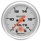 AutoMeter AU4383 Pro-Comp Ultra-Lite 2-1/16" Elec Voltmeter 8-18V Memory/Warning