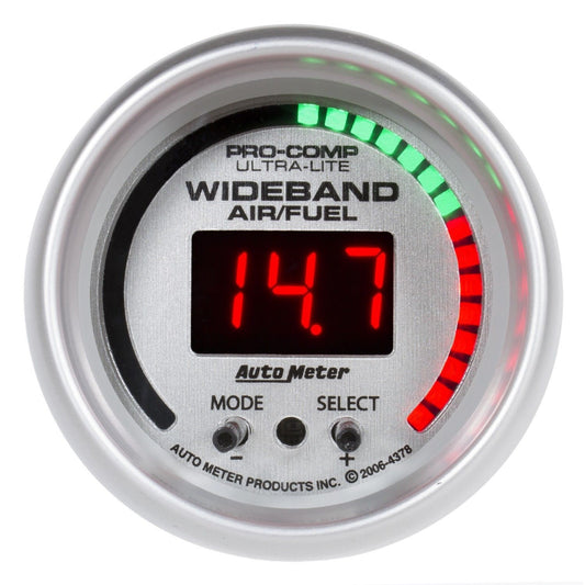 AutoMeter AU4397 Ultra-Lite 2-1/16" Wideband Pro Plus Air Fuel Ratio Gauge