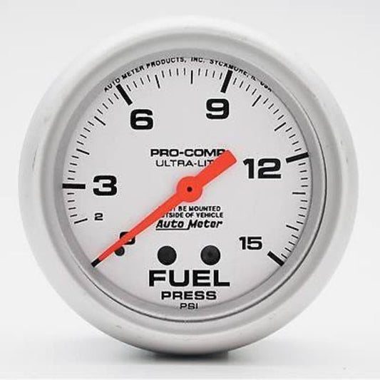 AutoMeter AU4411 Ultra-Lite Fuel Pres Gauge 2-5/8"