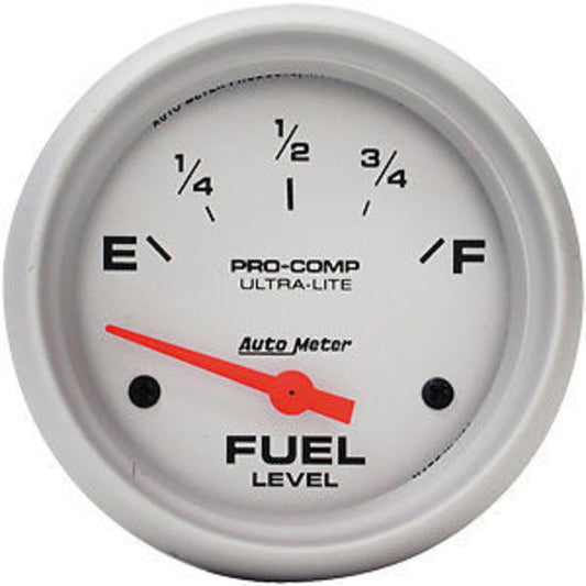 AutoMeter AU4414 Ultra-Lite Fuel Gauge 2-5/8" 0-90OHMS
