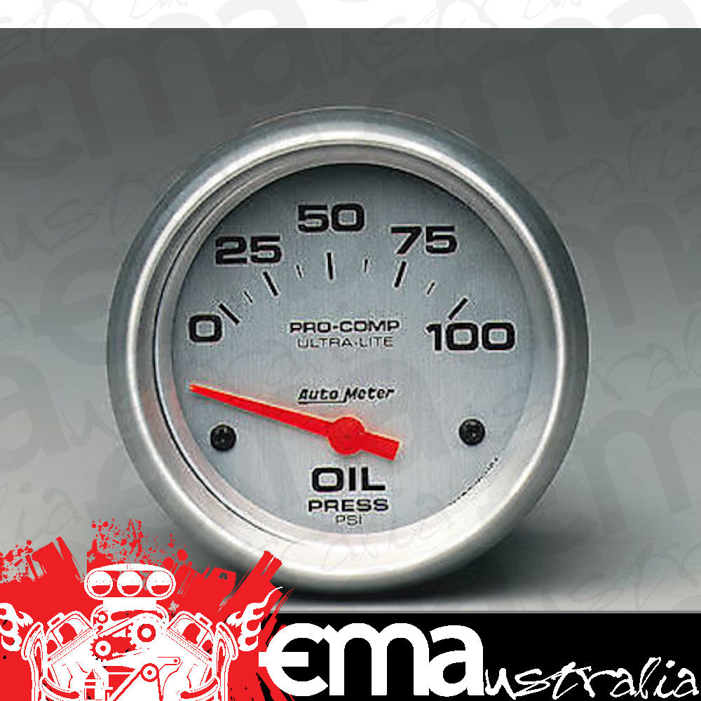 AutoMeter AU4427 Ultra-Lite 2-5/8" Elec Oil Pressure Gauge