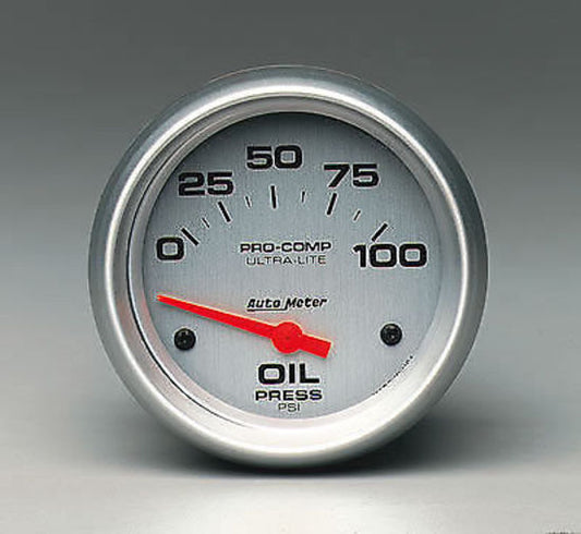 AutoMeter AU4427 Ultra-Lite 2-5/8" Elec Oil Pressure Gauge