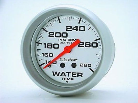 AutoMeter AU4431 Ultra-Lite 2-5/8" Mech Water Temperature Gauge 140-280F