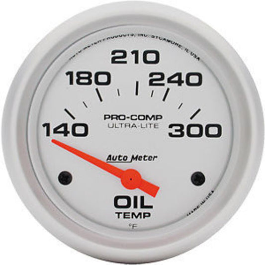 AutoMeter AU4447 Ultra-Lite 2-5/8" Electronic Oil Temperature Gauge 140-300¶øF