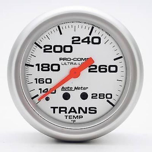 AutoMeter AU4451 Ultra-Lite 2-5/8" Mech Transmission Temp Gauge 140-280¶øF