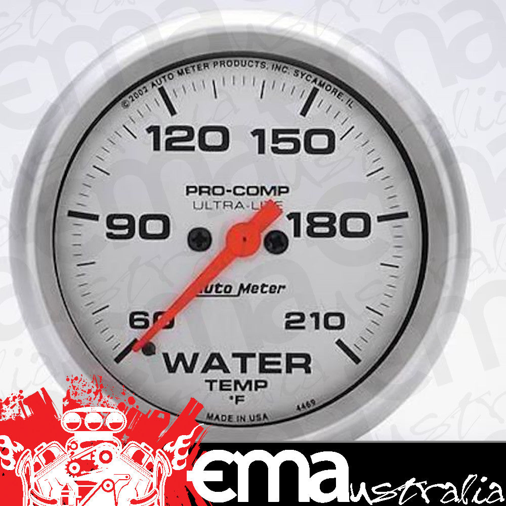 AutoMeter AU4469 Ultra-Lite 2-5/8" Elec Water Temperature Gauge 60-210¶øF