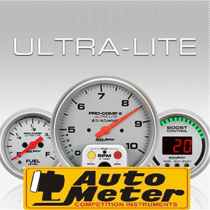 AutoMeter AU4481-M Ultra-Lite 5" Elec In-Dash GPS Speedometer 0-225 Km/H