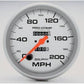 AutoMeter AU4496 Ultra-Lite 5" Mech Speedometer 0-200MPH