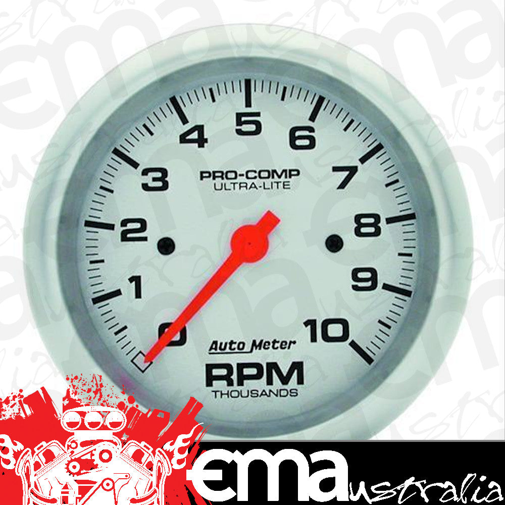 AutoMeter 4497 3-3/8" IN-DASH TACHOMETER, 0-10,000 RPM, ULTRA-LITE