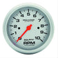 AutoMeter 4497 3-3/8" IN-DASH TACHOMETER, 0-10,000 RPM, ULTRA-LITE