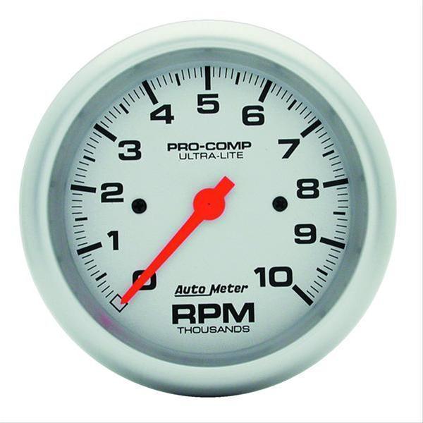 AutoMeter 4497 3-3/8" IN-DASH TACHOMETER, 0-10,000 RPM, ULTRA-LITE