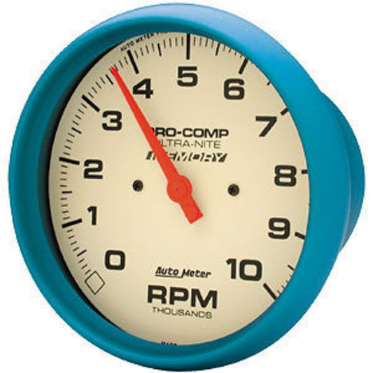AutoMeter AU4594 Ultra-Nite 5" Elec In-Dash Tacho 0-10000RPM W/Memory
