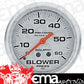 AutoMeter AU4602 Pro-Comp Silver 2-5/8" Mech Blower Pressure Gauge 0-60 PSI