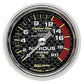 AutoMeter AU4728 Carbon Fiber 2-1/16" Mech Nitrous Pressure Gauge 0-2000 PSI