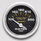 AutoMeter AU4737 Carbon Fiber Elec Water Temp Gauge 2-1/6" 100-250¶øF
