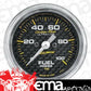 AutoMeter AU4763 Carbon Fiber 2-1/6" Electronic Fuel Pressure Gauge 0-100 PSI