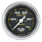 AutoMeter AU4763 Carbon Fiber 2-1/6" Electronic Fuel Pressure Gauge 0-100 PSI