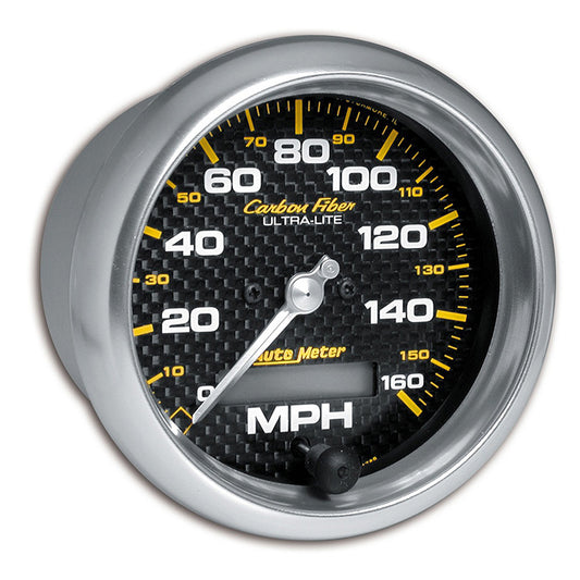 AutoMeter 4789 3-3/8" SPEEDOMETER, 0-160 MPH, CARBON FIBER