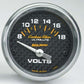 AutoMeter AU4791 Carbon Fiber 2-1/16" Elec. Voltmeter Gauge 8-18 Volts