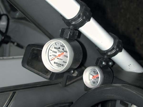 AutoMeter AU48007 1-3/4" Roll Cage Mounted Gauge Pod 2-5/8" Diameter Steel Black Au 48007