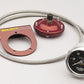 AutoMeter AU4813 Carbon Fiber 2-5/8" Mech Fuel Pressure Gauge 0-15 PSI with Isolator