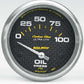 AutoMeter AU4827 Carbon Fiber 2-5/8" Elec Oil Pressure Gauge 0-100 PSI