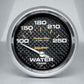 AutoMeter AU4837 Carbon Fiber 2-5/8" Elec Water Temperature Gauge 100-250¶øF