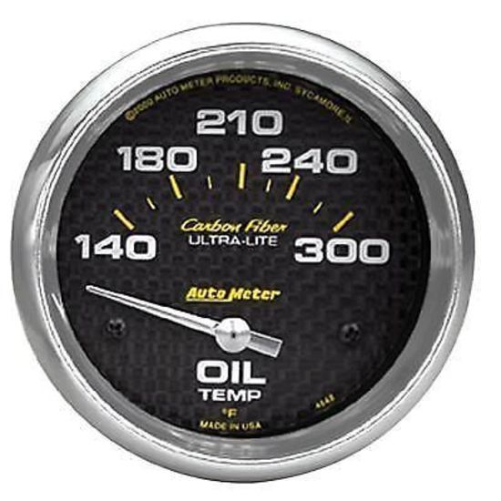 AutoMeter AU4848 2-5/8" Elecal Oil Temp Gauge 140-300¶øF