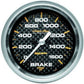 AutoMeter AU4867 Carbon Fiber Brake Pressure 0-1600 PSI 2 5/8 In. Analog Elecal