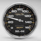 AutoMeter AU4889 Carbon Fiber 5" Elecal In-Dash Speedometer 0-160 MPH