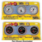 AutoMeter AU4900 Ultra-Lite II 2-1/16" 3 Gauge Pack Water Temp Volts Oil Press