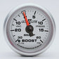 AutoMeter AU4907 Ultra-Lite II 2-1/16" Mech. Boost/Vacuum Gauge 30In. Hg/20PSI