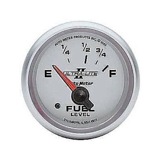 AutoMeter AU4915 Ultra-Lite II 2-1/16" Elecal Fuel Level Gauge 73-10 OHMS