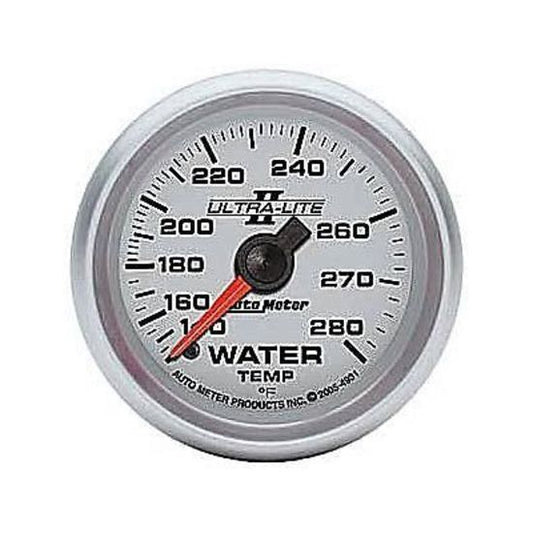 AutoMeter AU4931 Ultra-Lite II 2-1/16" Mech Water Temp Gauge 140-280¶øF