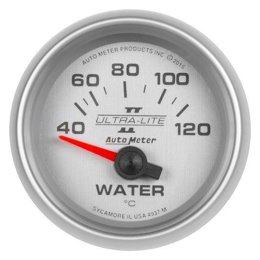 AutoMeter AU4937-M Ultra-Lite II 2-1/16" Elecal Water Temp Gauge 40-120¶øC