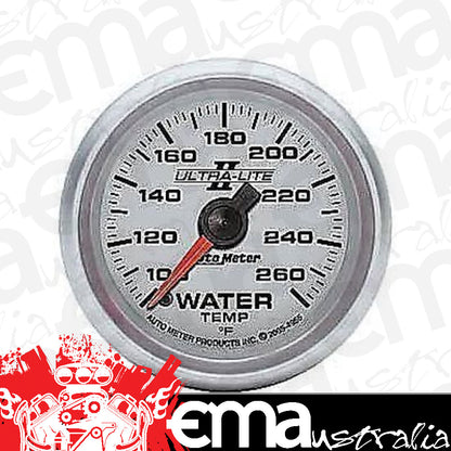 AutoMeter 4955 2-1/16" WATER TEMPERATURE, 100-260 F, ULTRA-LITE II